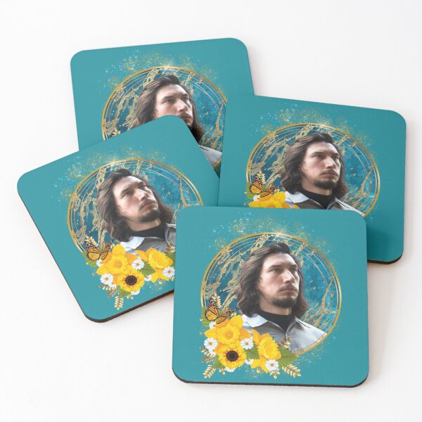Item preview, Clyde - Daffodil Daisy Sunflower Teal Gold designed and sold by RubyOrchid14 Art & Logos.