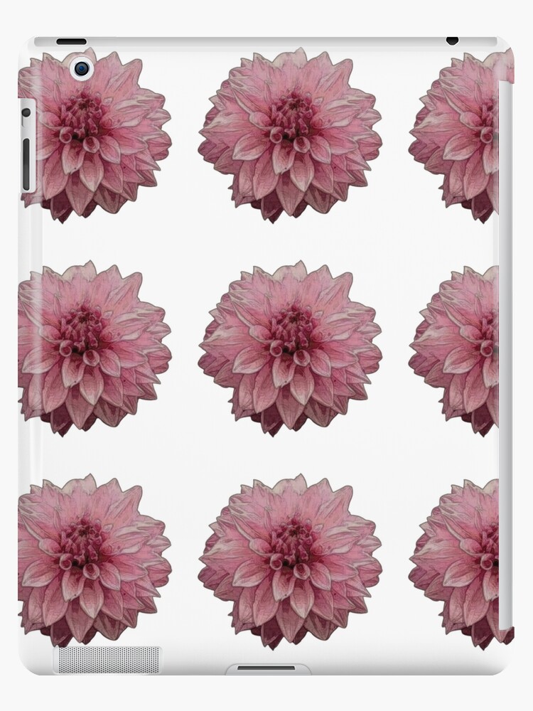 Funda y vinilo para iPad «Flor rosa dalia pinnata» de tintingouw | Redbubble