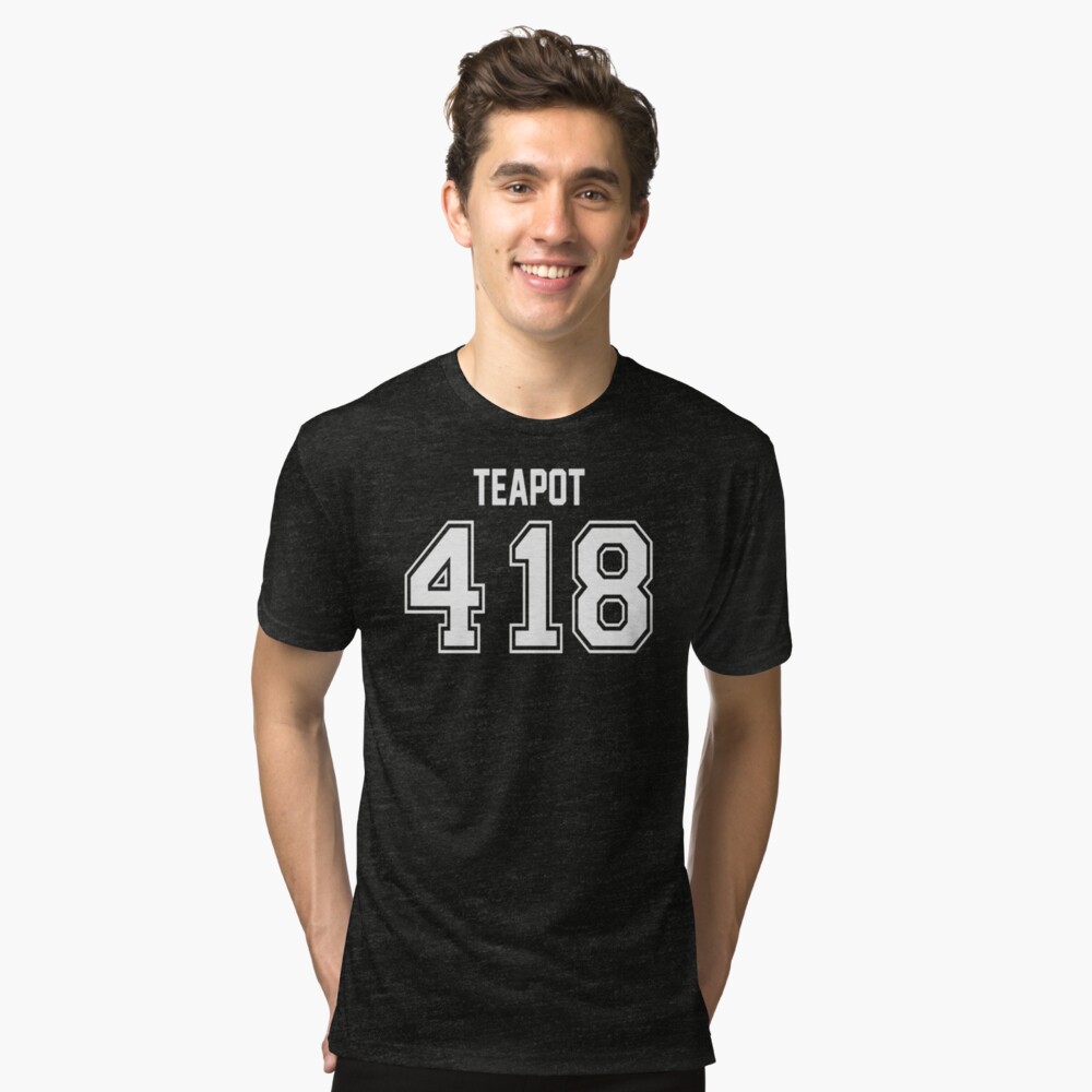 Error 418 Im A Teapot White Letters T Shirt By Jron Redbubble 4652