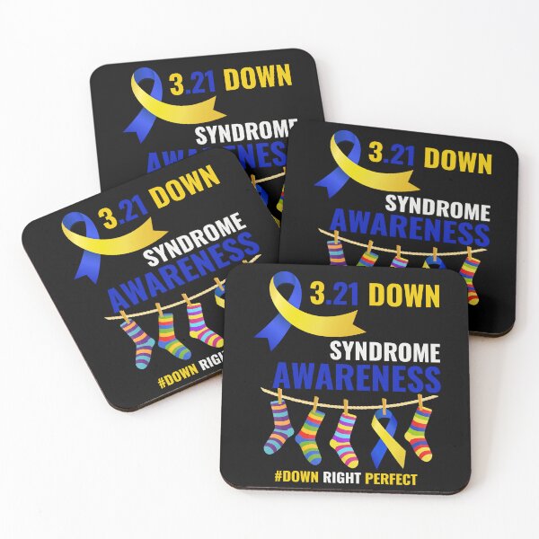 Item preview, Down Syndrome Awareness day Yellow Blue Ribbon designed and sold by TastefulTees.