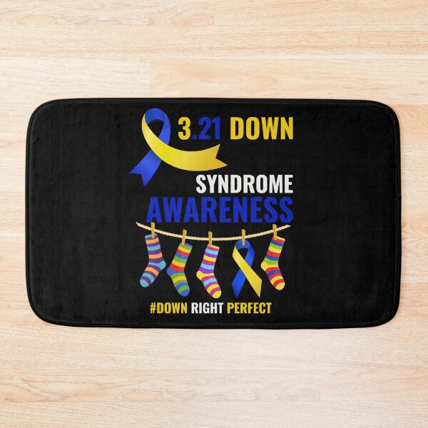 Item preview, Down Syndrome Awareness day Yellow Blue Ribbon designed and sold by TastefulTees.