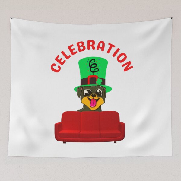 Item preview, St Patrick's Day Celebration । Dog Celebrate । Trending  designed and sold by Nirmala67.