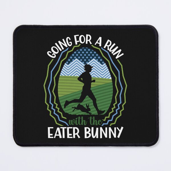 Item preview, Going For A Run With The Easter Bunny | Running | Funny Easter Quotes designed and sold by DrawingBoard.