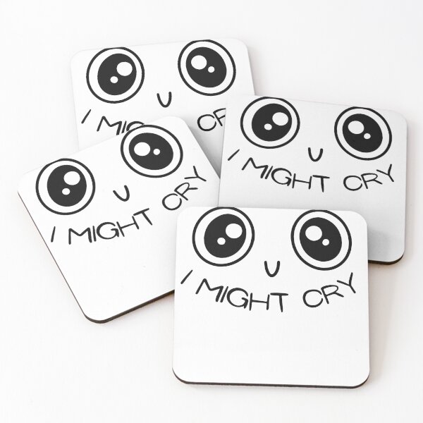 Item preview, I Might Cry - I Am Pretty Cool But I Cry A Lot Big Glossy Eyes With A Smile designed and sold by player-502.