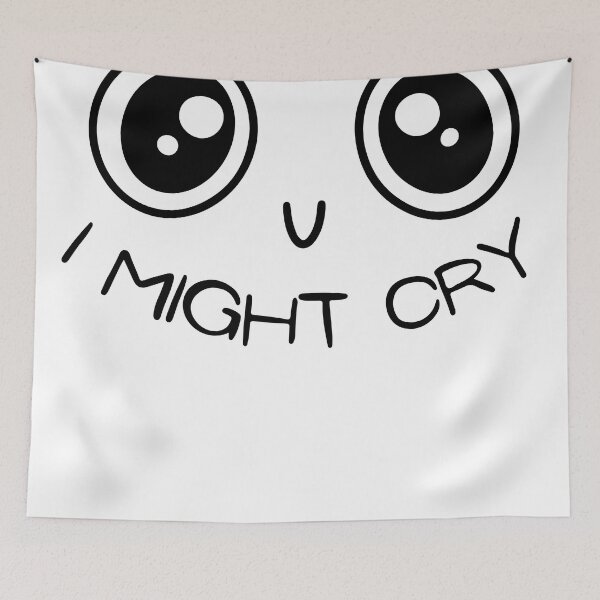 Item preview, I Might Cry - I Am Pretty Cool But I Cry A Lot Big Glossy Eyes With A Smile designed and sold by player-502.