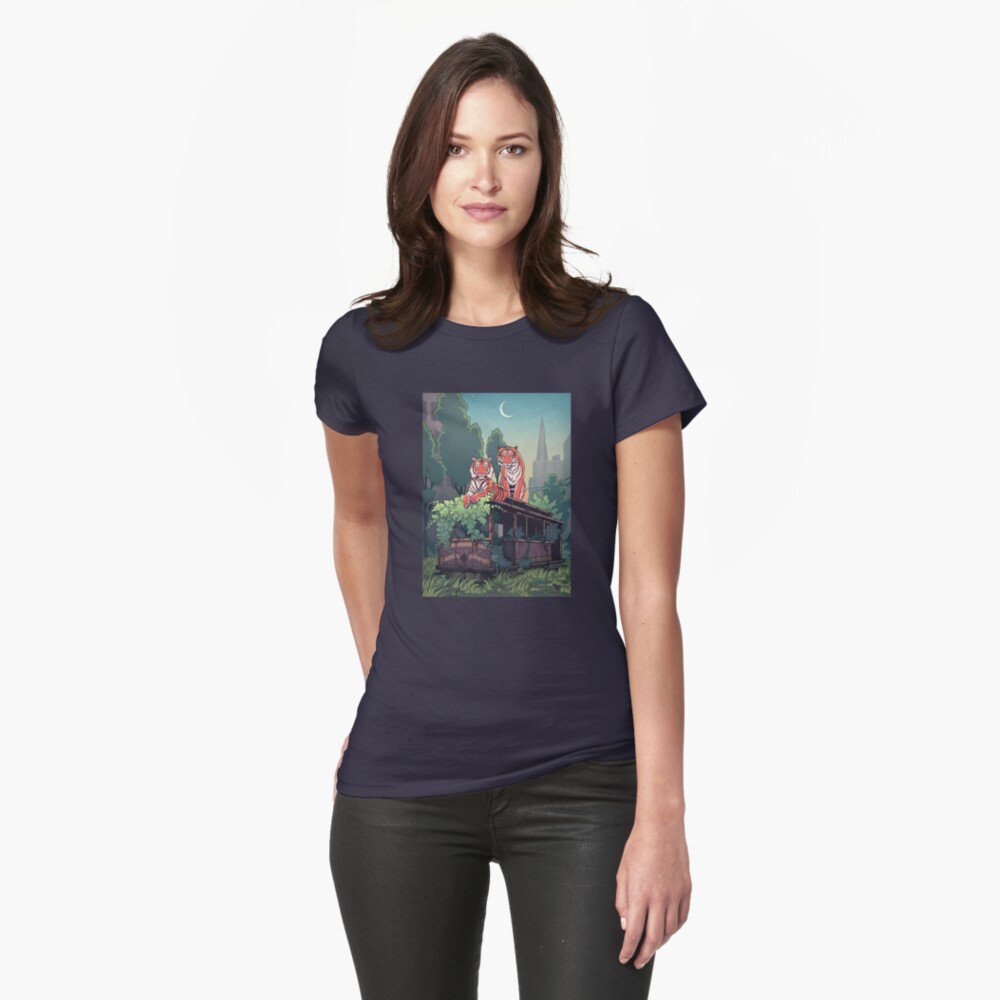 Item preview, Fitted T-Shirt designed and sold by twicinas.