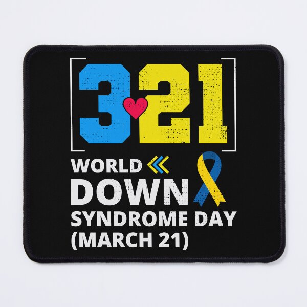 Item preview, Down Syndrome Awareness day Yellow Blue Ribbon designed and sold by TastefulTees.