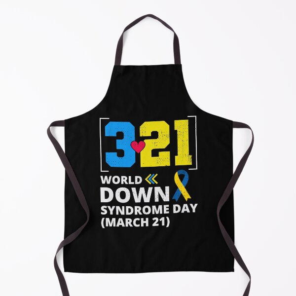 Item preview, Down Syndrome Awareness day Yellow Blue Ribbon designed and sold by TastefulTees.