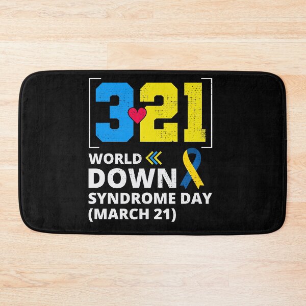 Item preview, Down Syndrome Awareness day Yellow Blue Ribbon designed and sold by TastefulTees.