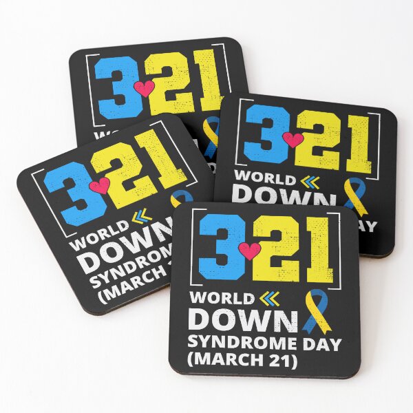 Item preview, Down Syndrome Awareness day Yellow Blue Ribbon designed and sold by TastefulTees.