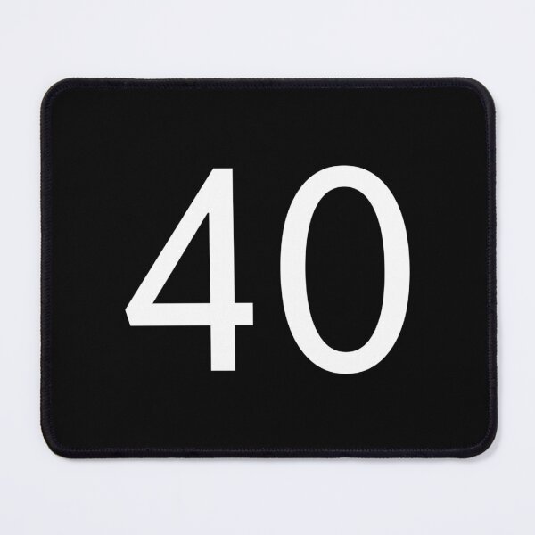 Item preview, Number 40 Jersey Minimal Sticker designed and sold by madisonbau.