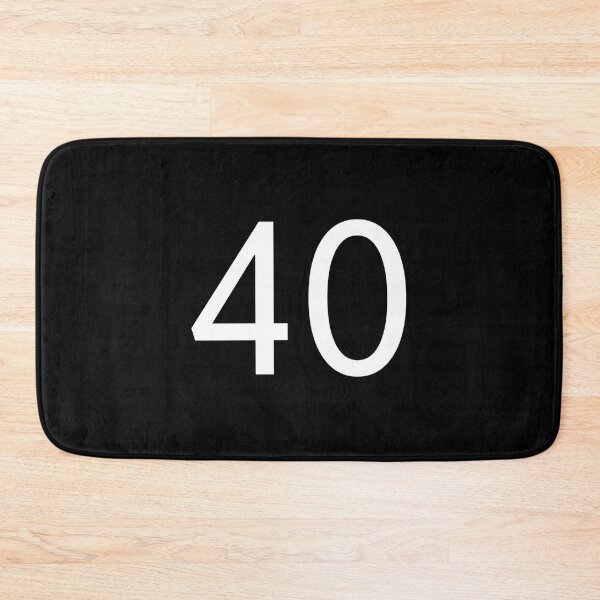 Item preview, Number 40 Jersey Minimal Sticker designed and sold by madisonbau.