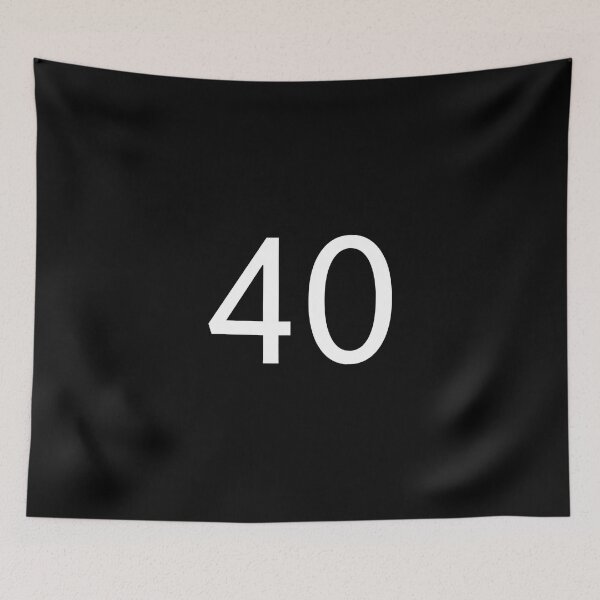 Item preview, Number 40 Jersey Minimal Sticker designed and sold by madisonbau.