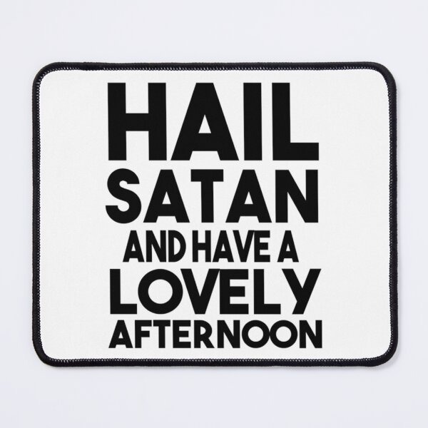 Item preview, HAIL SATAN Baseball ¾ Sleeve  designed and sold by DonnaMarcos.