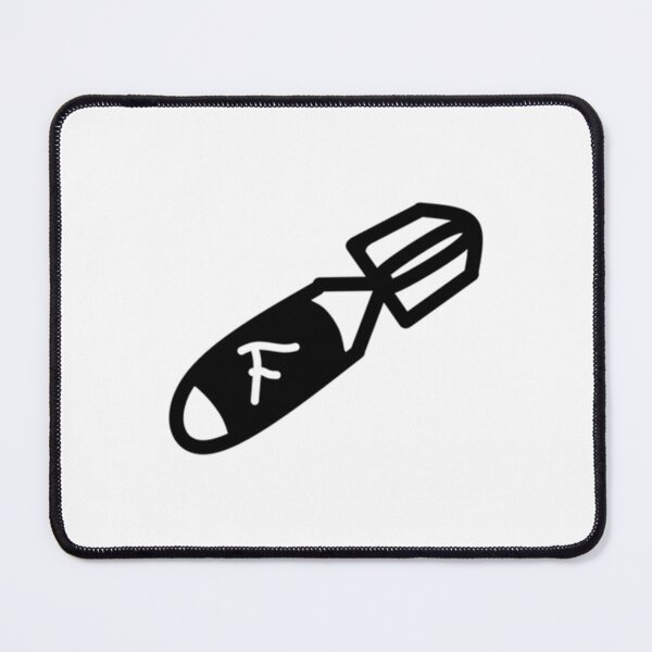 Item preview, F Bomb_ WW2 anti submarine_ high contrast style designed and sold by erinconnelly99.