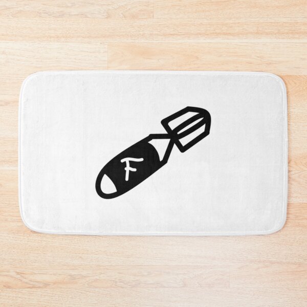 Item preview, F Bomb_ WW2 anti submarine_ high contrast style   designed and sold by erinconnelly99.