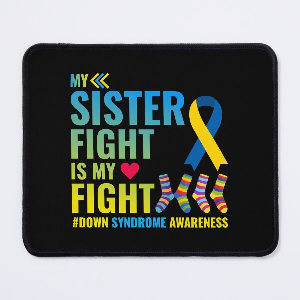 Item preview, Down Syndrome Awareness day Yellow Blue Ribbon designed and sold by TastefulTees.