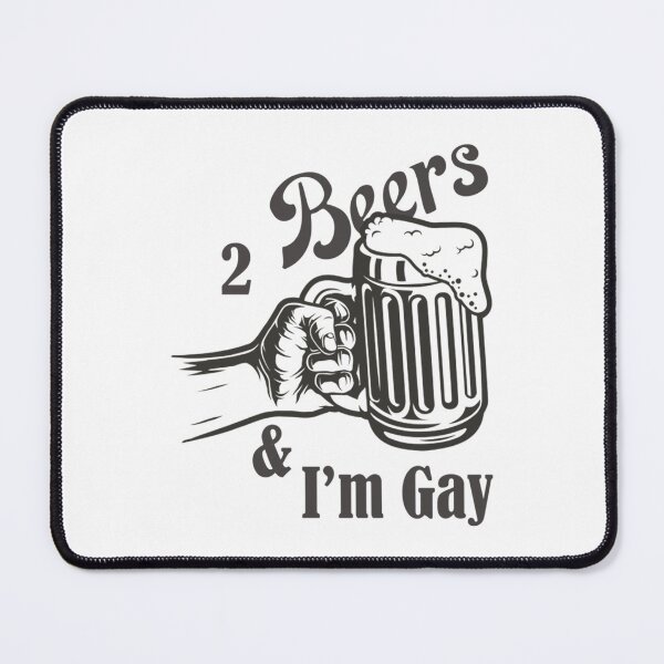 Item preview, funny rude bumper 2 Beers designed and sold by erinconnelly99.