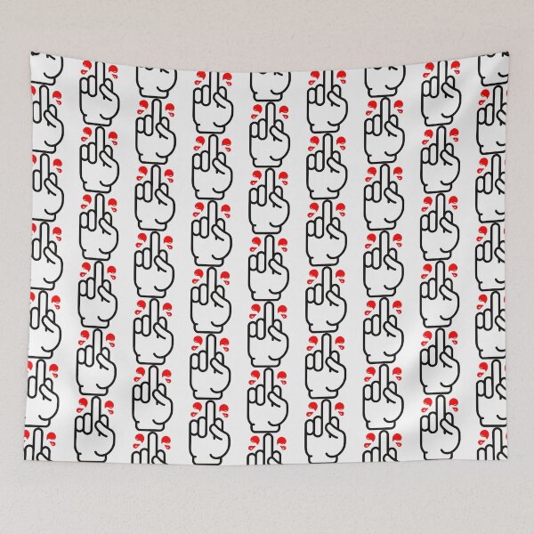 Item preview, Funny Rude Bumper s - Blood Middle Finger   designed and sold by erinconnelly99.