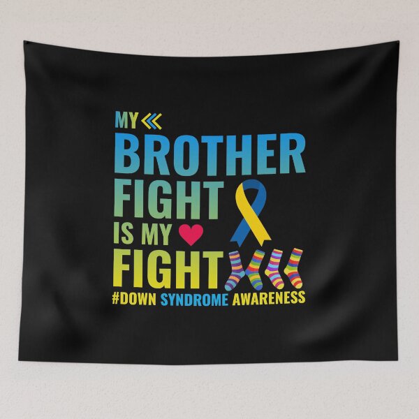 Item preview, Down Syndrome Awareness day Yellow Blue Ribbon designed and sold by TastefulTees.
