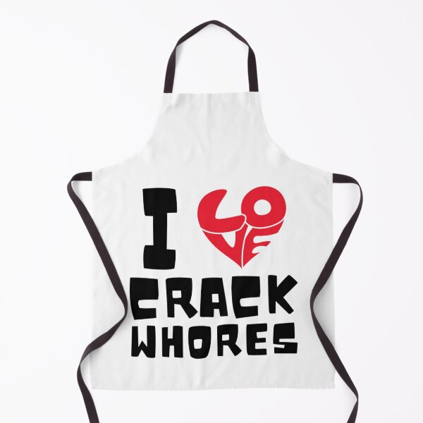 Item preview, I Love Crack Whores Funny Bumper designed and sold by erinconnelly99.