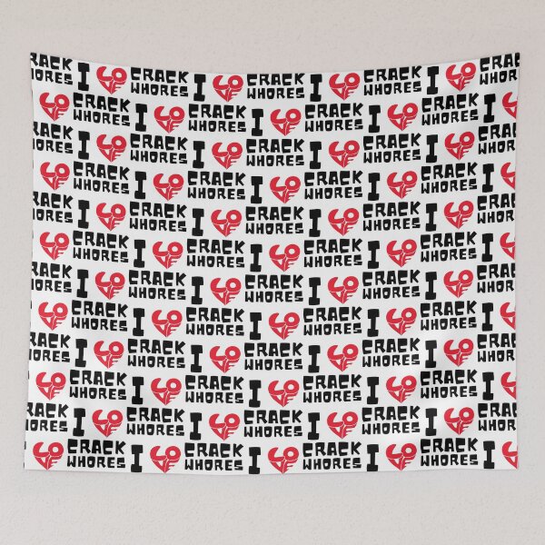 Item preview, I Love Crack Whores Funny Bumper    designed and sold by erinconnelly99.