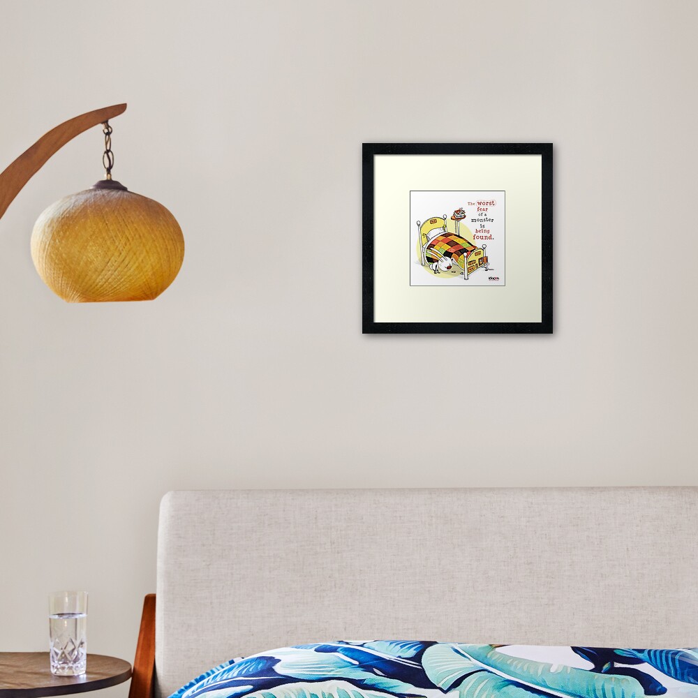 Item preview, Framed Art Print designed and sold by ickypen.