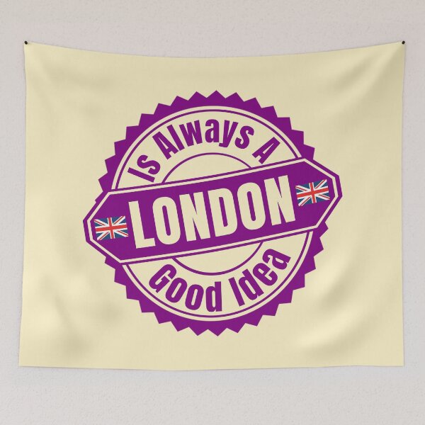 Item preview, London Is Always A Good Idea - I Love London | London Travel Quote designed and sold by Delandor.