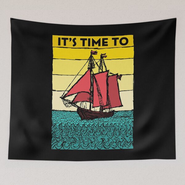 Item preview, It's Time to Sail designed and sold by KiranaMorell.