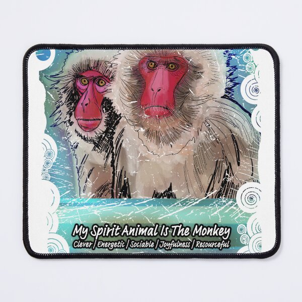 Item preview, Monkey Is My Spirit Animal designed and sold by Nathan J Taylor Art.
