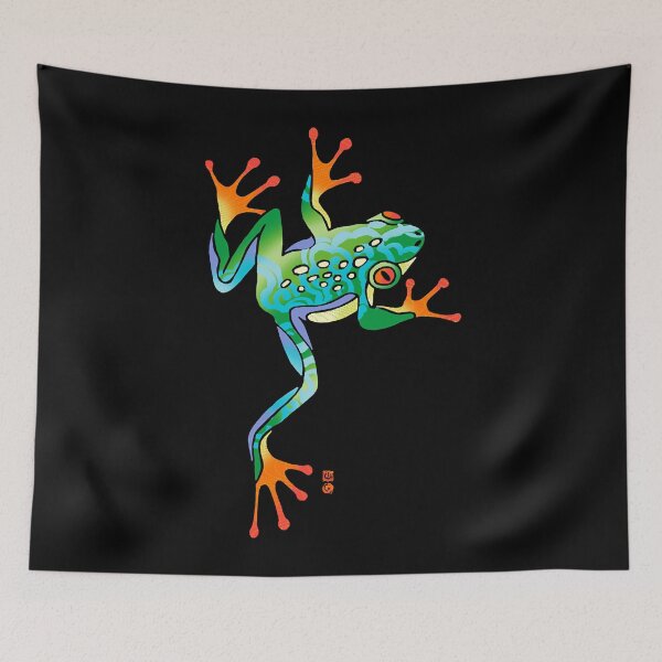 Item preview, RAINBOW TREE FROG designed and sold by KiranaMorell.
