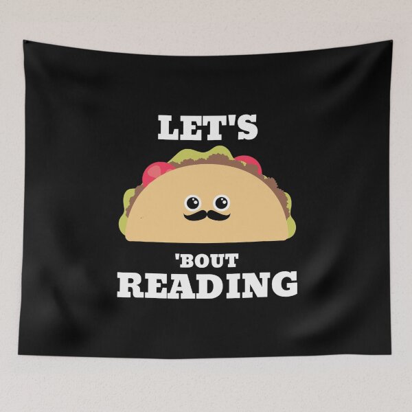 Item preview, Lets Taco Bout Reading Book Lover Librarian Reading Teacher designed and sold by rileyamiy.