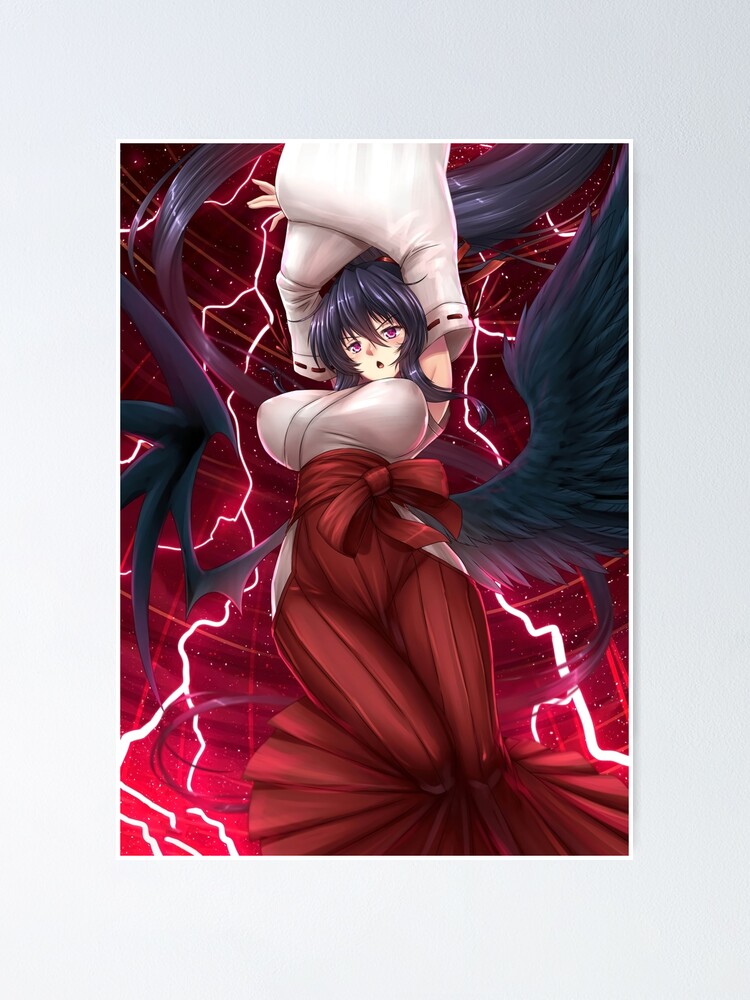 "Akeno Himejima High School DxD" Poster for Sale by jerrieart Redbubble