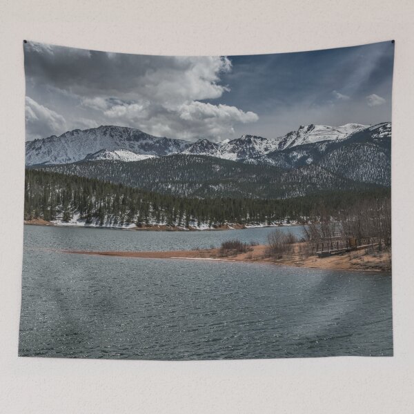 Item preview, Travel Water Mountain Landscape Snow - Pikes Peak Colorado designed and sold by travel101.