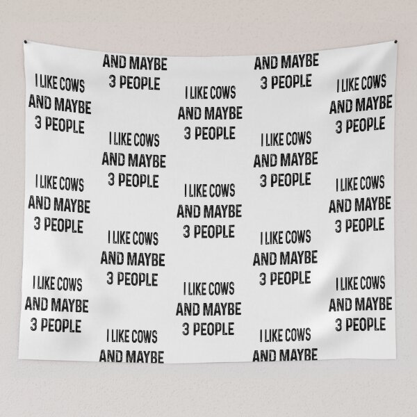 Item preview, I like Cows and maybe 3 people designed and sold by MatildaWatson.
