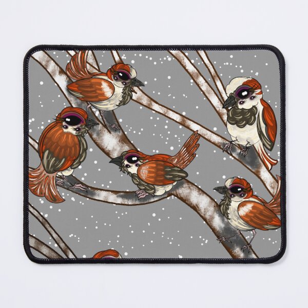Item preview, a host of eldritch house sparrows designed and sold by tentaclemade.