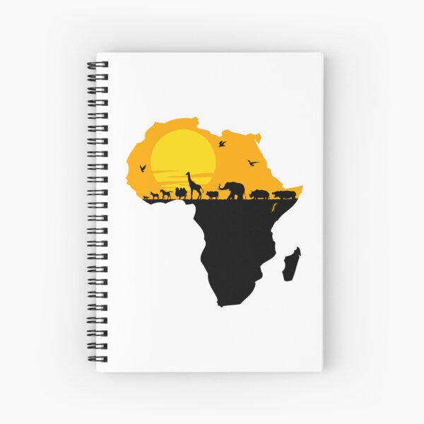 Africa Spiral Notebook