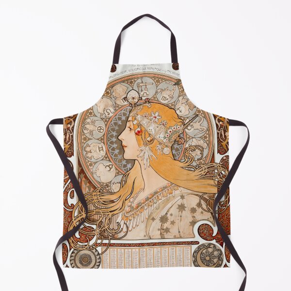 Item preview, Zodiaque or La Plume (ca. 1896–1897) by Alphonse Maria Mucha designed and sold by starrylite.