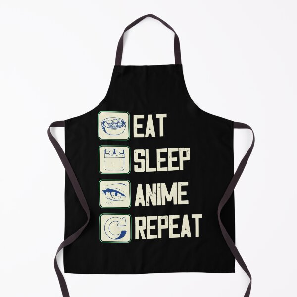 Item preview, Eat Sleep Anime Repeat designed and sold by patternprint1.