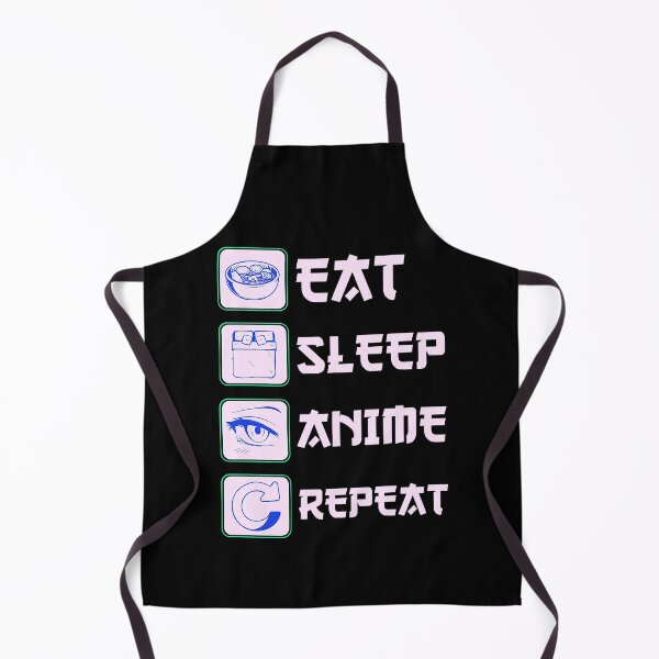 Item preview, Eat Sleep Anime Repeat designed and sold by patternprint1.