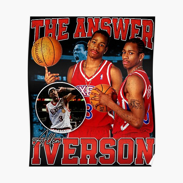 Allen Iverson The Answer Basketball Legend Signature Vintage Retro 80s 90s  Bootleg Rap Style Kids T-Shirt for Sale by Jonas Homenick (316)