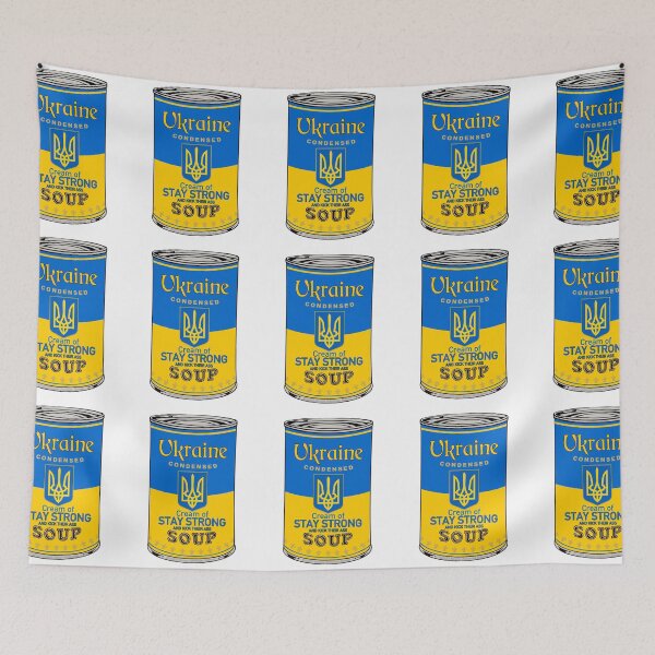 Item preview, UKRAINE SOUP Stay Strong and Kick Their Ass by Bruce Ashman Baker designed and sold by Bruce ALMIGHTY Baker.