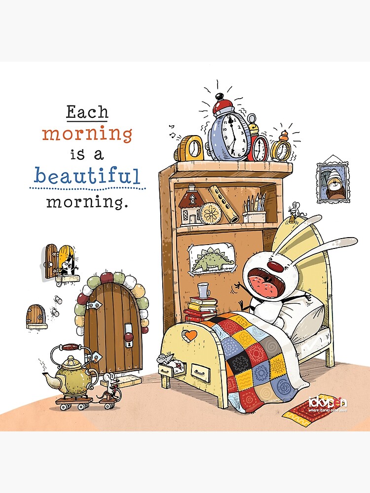 Thumbnail 2 of 2, Greeting Card, IckyPen - Beautiful Morning designed and sold by ickypen.