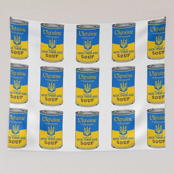 Item preview, UKRAINE SOUP Kick Their Ass by Bruce Ashman Bakeraker designed and sold by Bruce ALMIGHTY Baker.