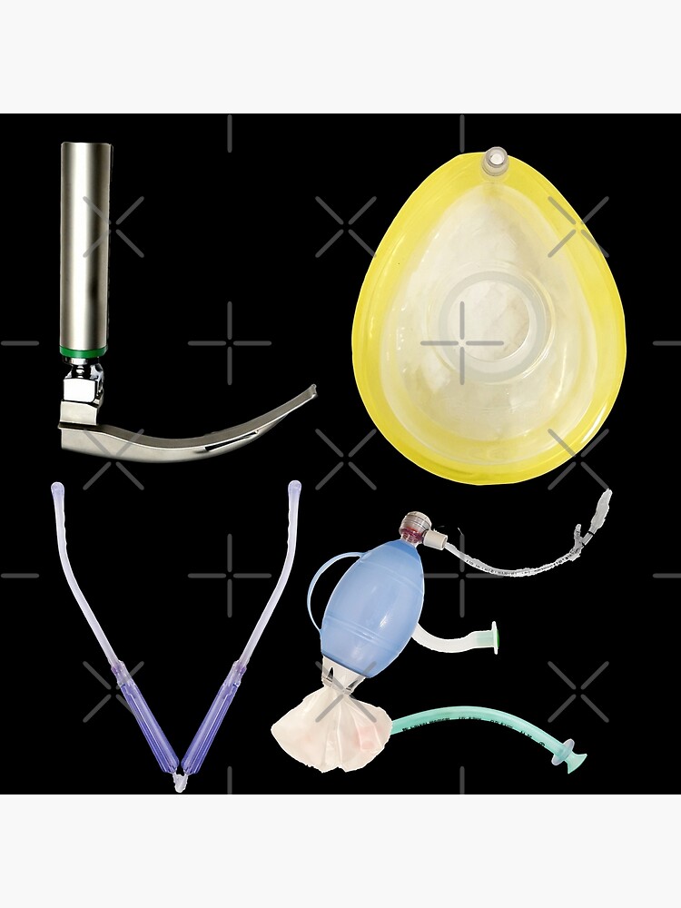 "Anesthesia love anesthesia airway equipment" Poster by charlielim87
