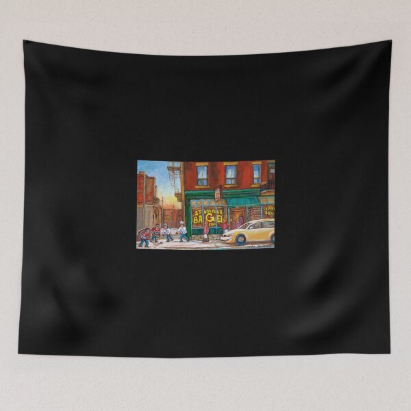 Item preview, Canadian Paintings By Canadian Artist Of Montreal Winter Scenes Classic T-Shirt designed and sold by madisonbau.