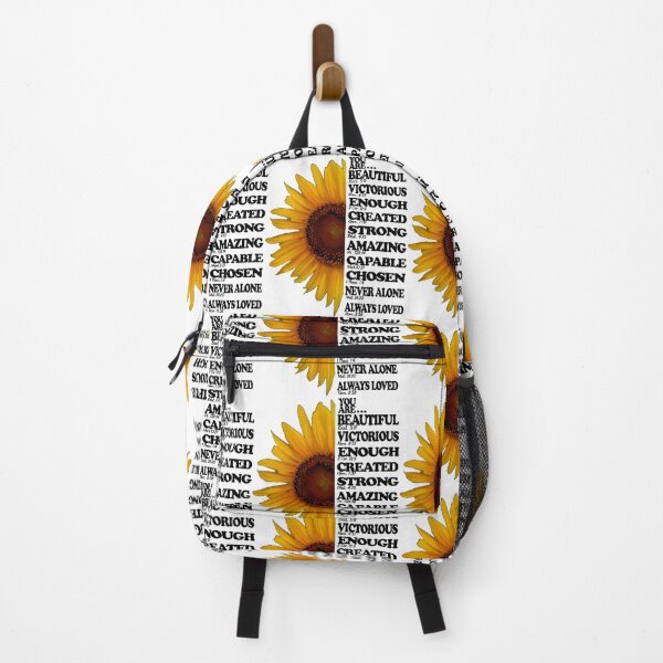 Item preview, You Are Beautiful Victorious Enough Bible Verses Sunflower designed and sold by toddbrooney.