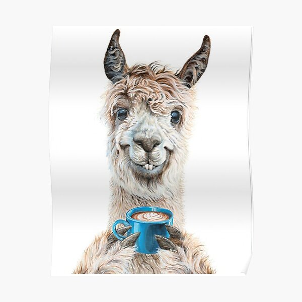 20×30cm LINHUI Llama in A Taxi Canvas Art Poster and Wall Art Picture Print Modern Family bedroom Decor Posters 08×12inch