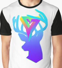 Acrylic Deer - Ode to Neon Graphic T-Shirt