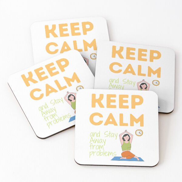 Item preview, Keep Calm and Stay Away From Problems designed and sold by CreativeDStore.